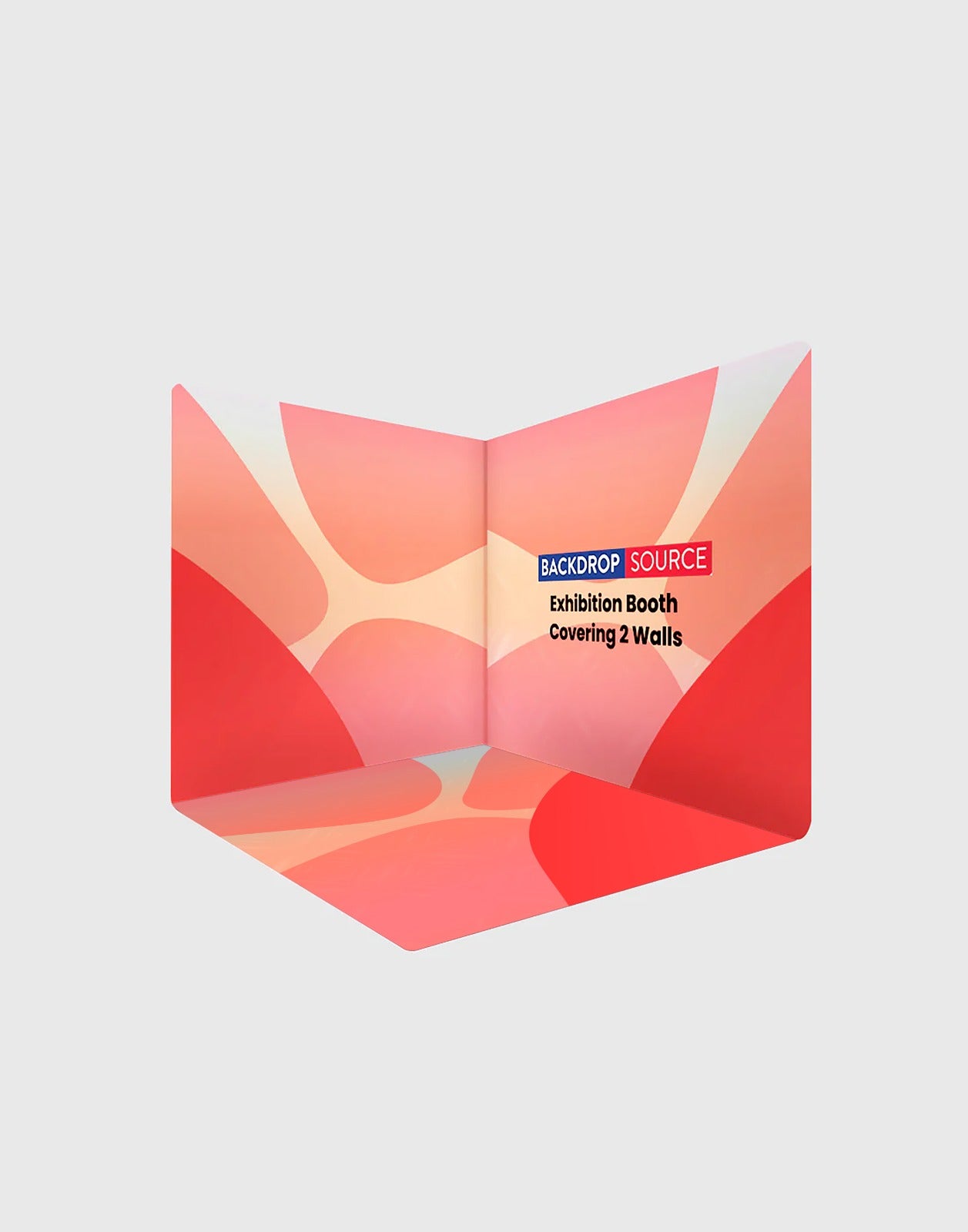 Custom Printed Trade Show Corner Booth (2 Walls)