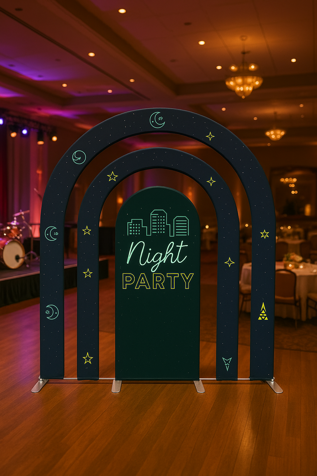 Multi-Tier Arch Event Backdrop