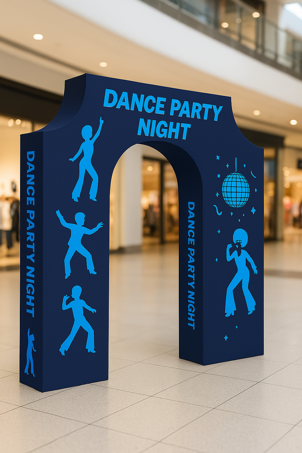 3D Triumphal Arch Backdrop