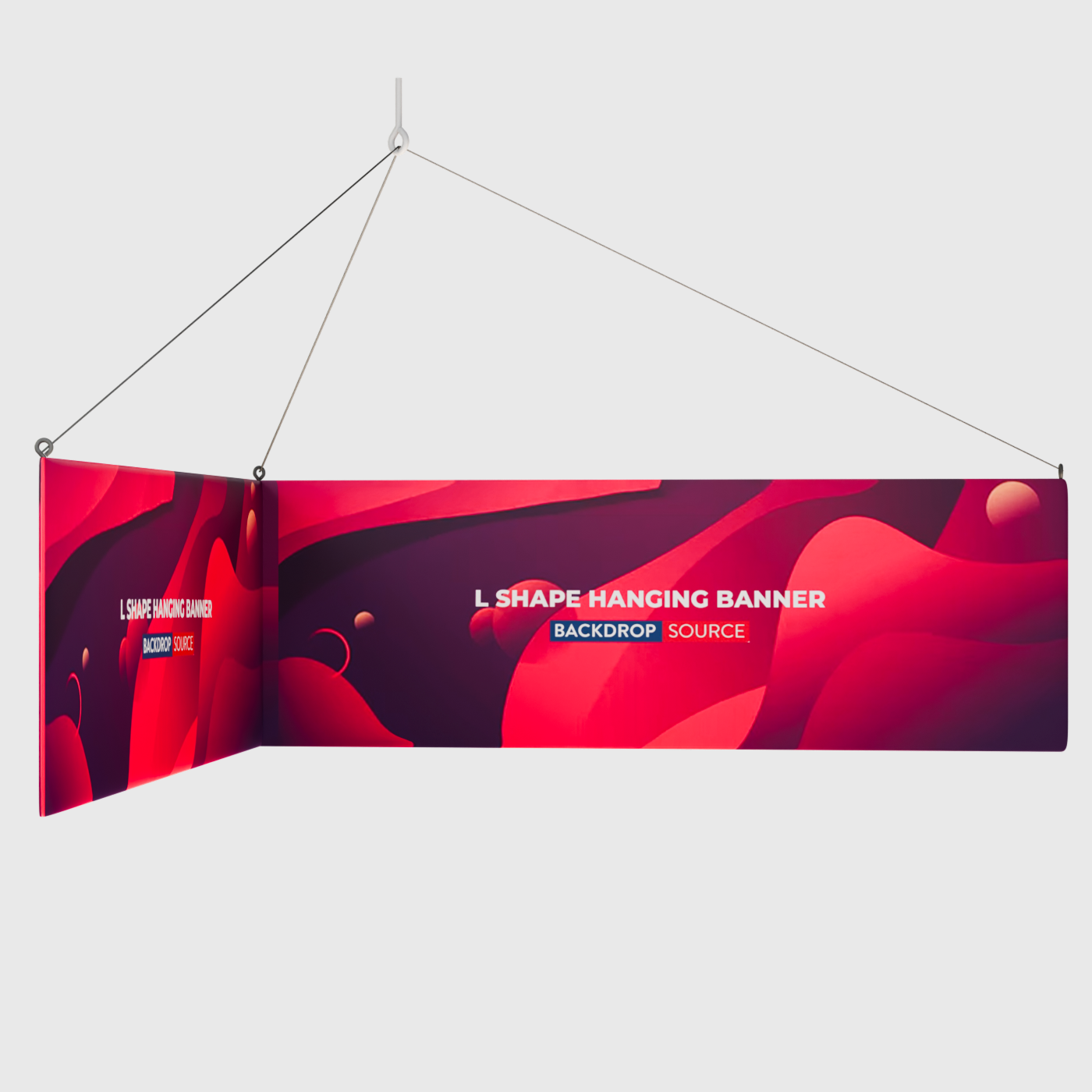 L Shape Hanging Banner