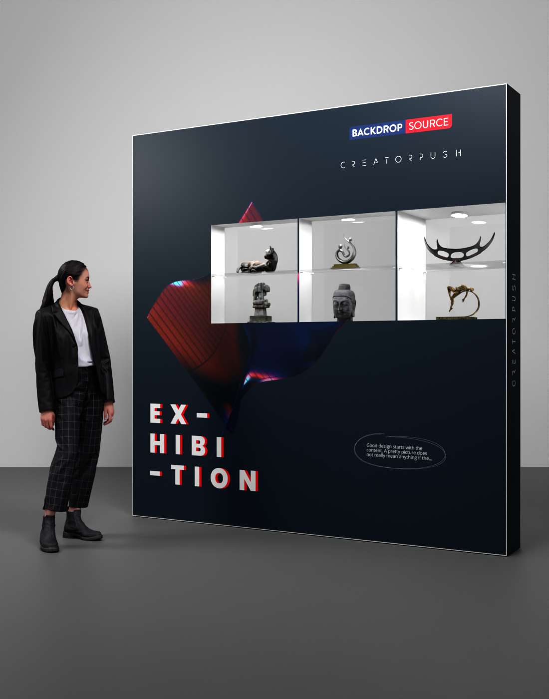 SEG Popup - Internal Showcase with Recessed Led Ring