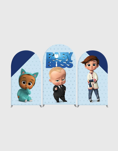 Pre Designed Arch Party Media Set Backdrop