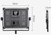 2 x 1000W Bright Bi-Colour Led Video Panel Light Kit with Dmx Output