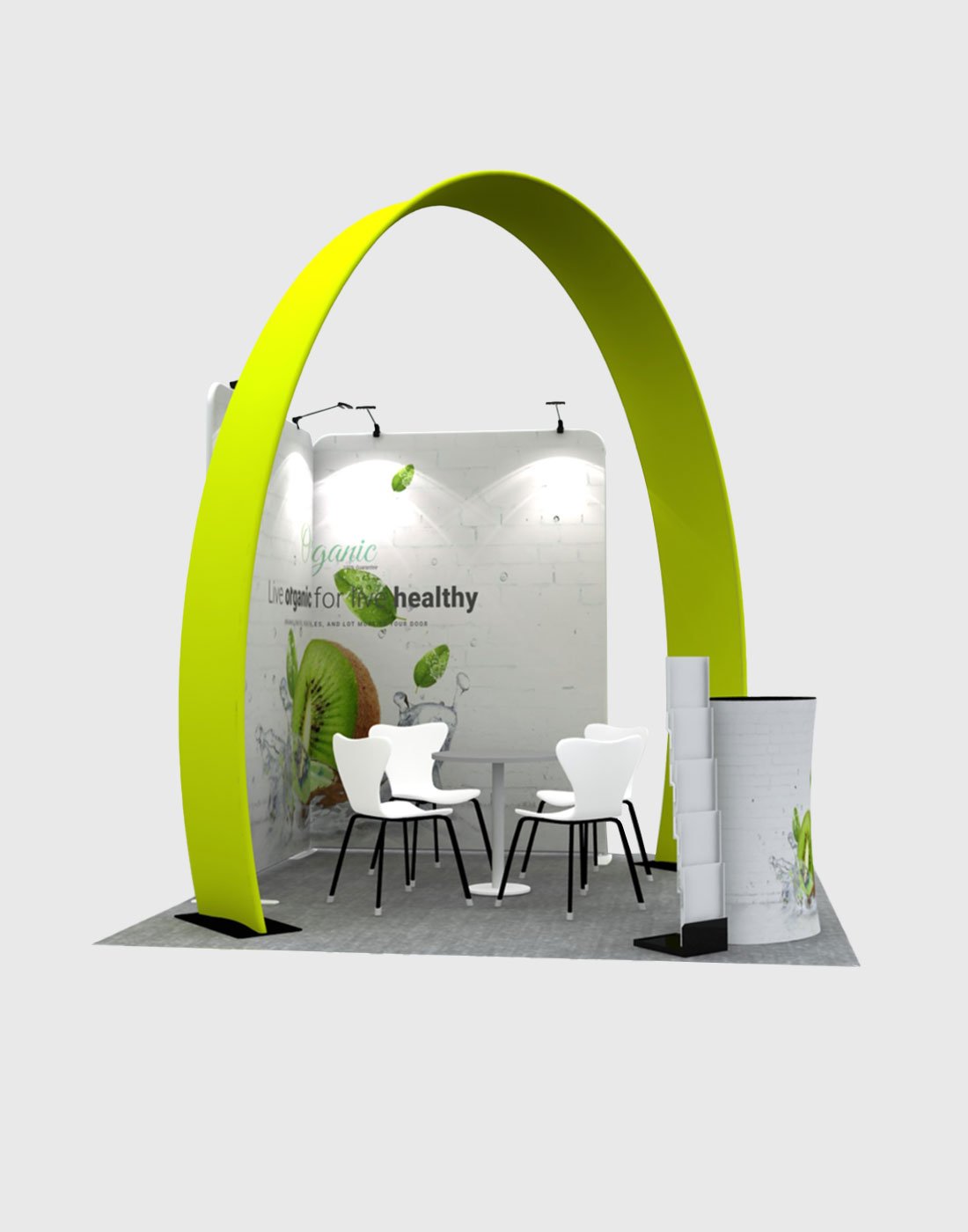 Modular Horseshoe Arch Exhibition Kit for 3m Wide Booths