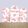 Love Proposal Themed Party Backdrop Media Sets for Birthday / Events/ Weddings