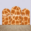 Giraffe Pattern Themed Party Backdrop Media Sets for Birthday / Events/ Weddings