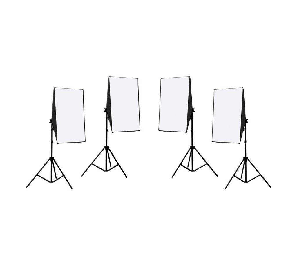 4 Head Contionous Softbox Light Kit