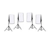 4 Head Contionous Softbox Light Kit