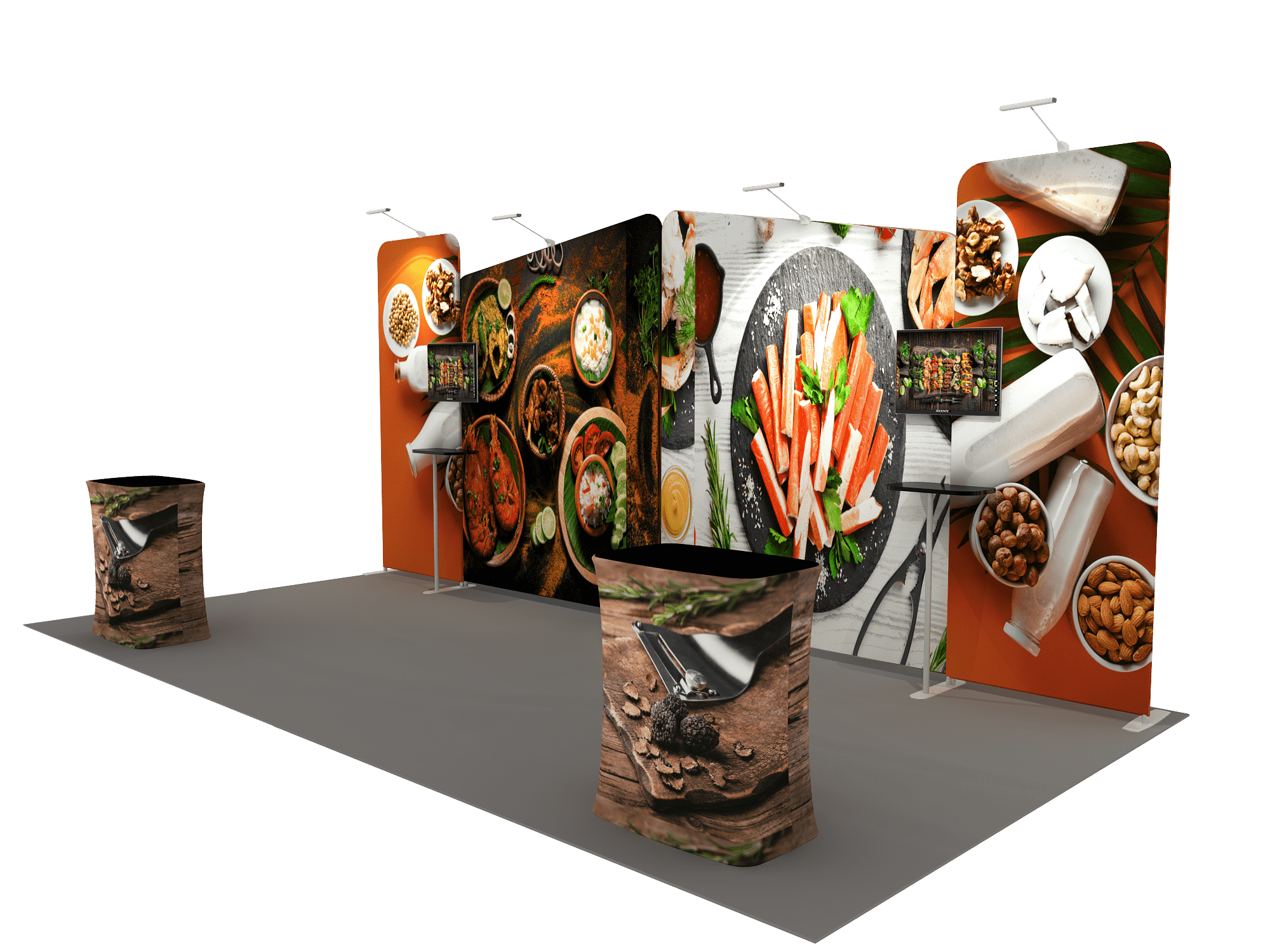 Portable Exhibit Display 6m x 3m - Model 1