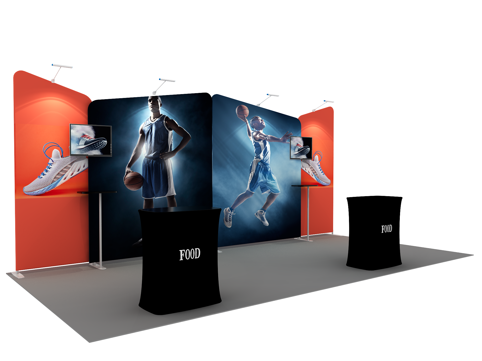 Portable Exhibit Display 6m x 3m - Model 2