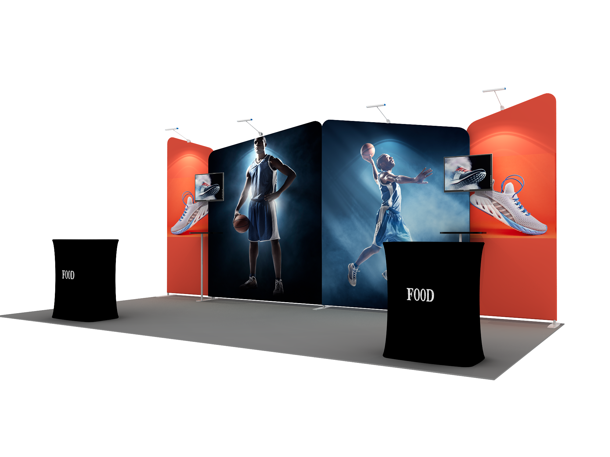 Portable Exhibit Display 6m x 3m - Model 2