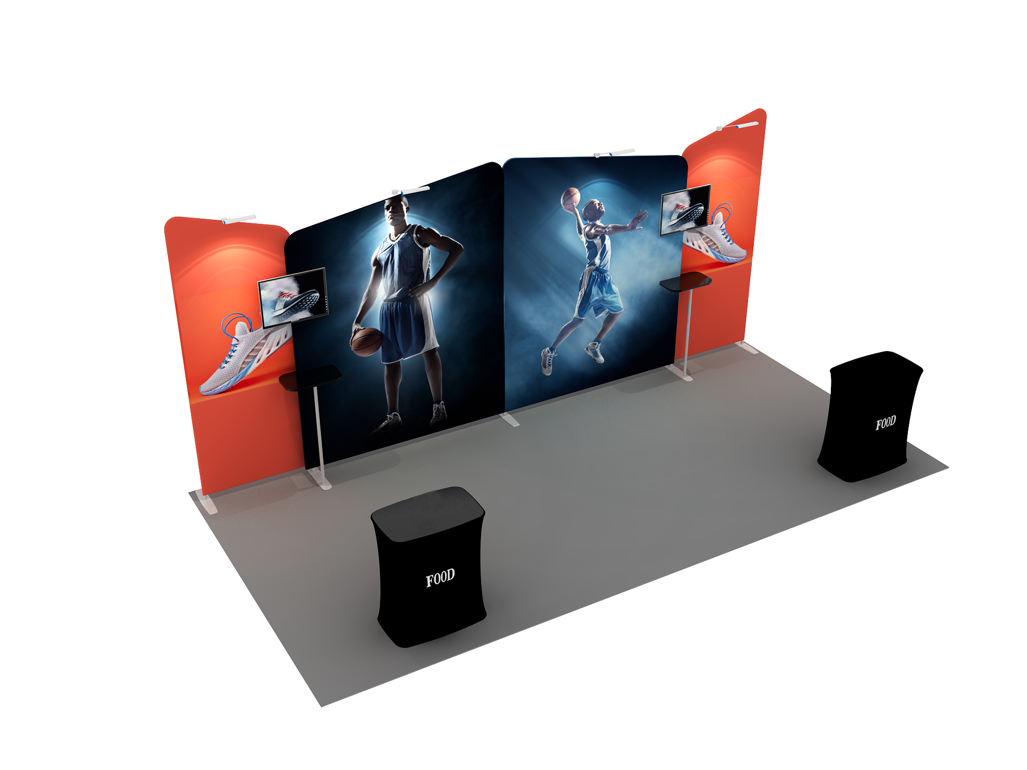 Portable Exhibit Display 6m x 3m - Model 2