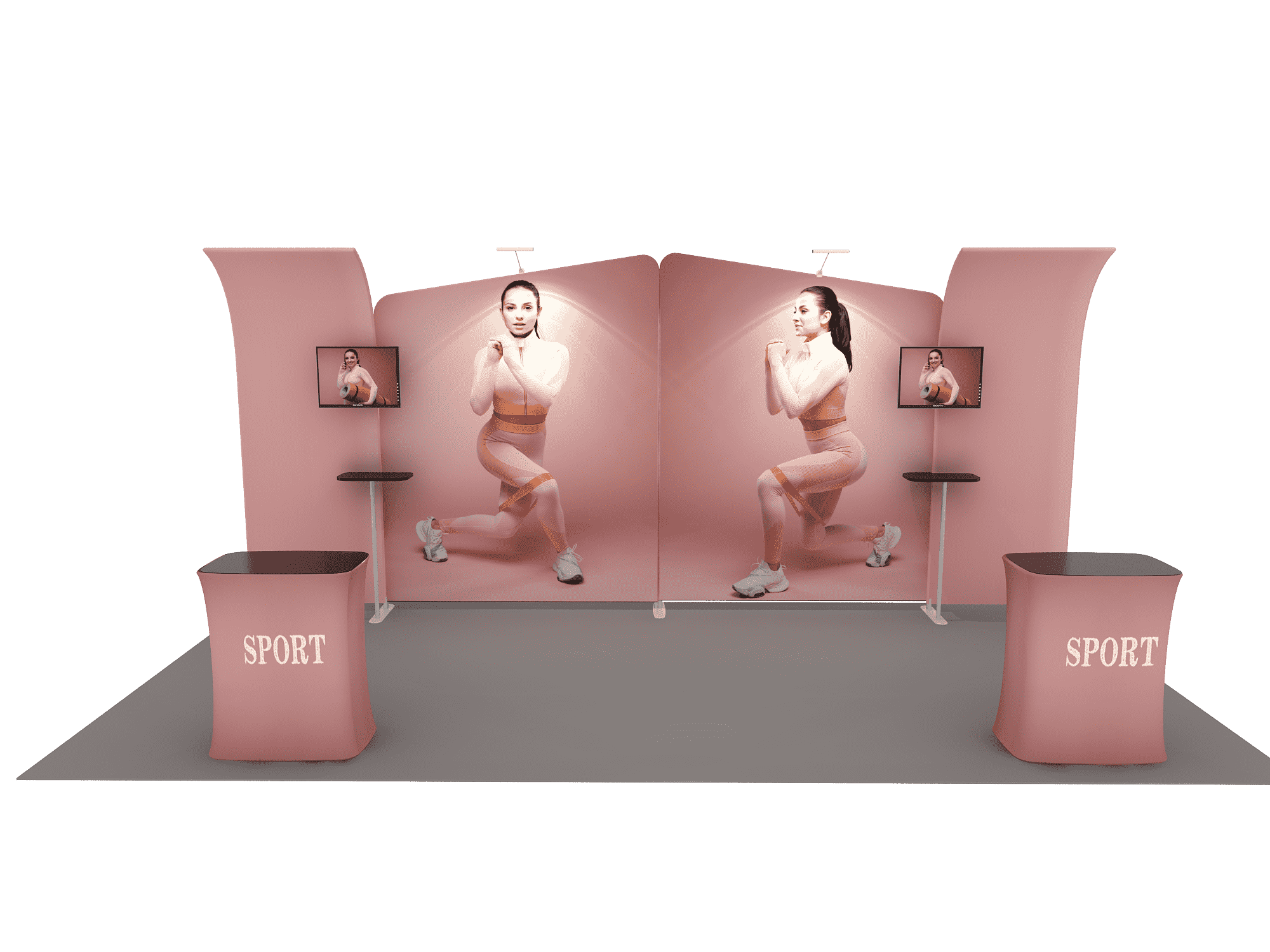 Portable Exhibit Display 6m x 3m - Model 3