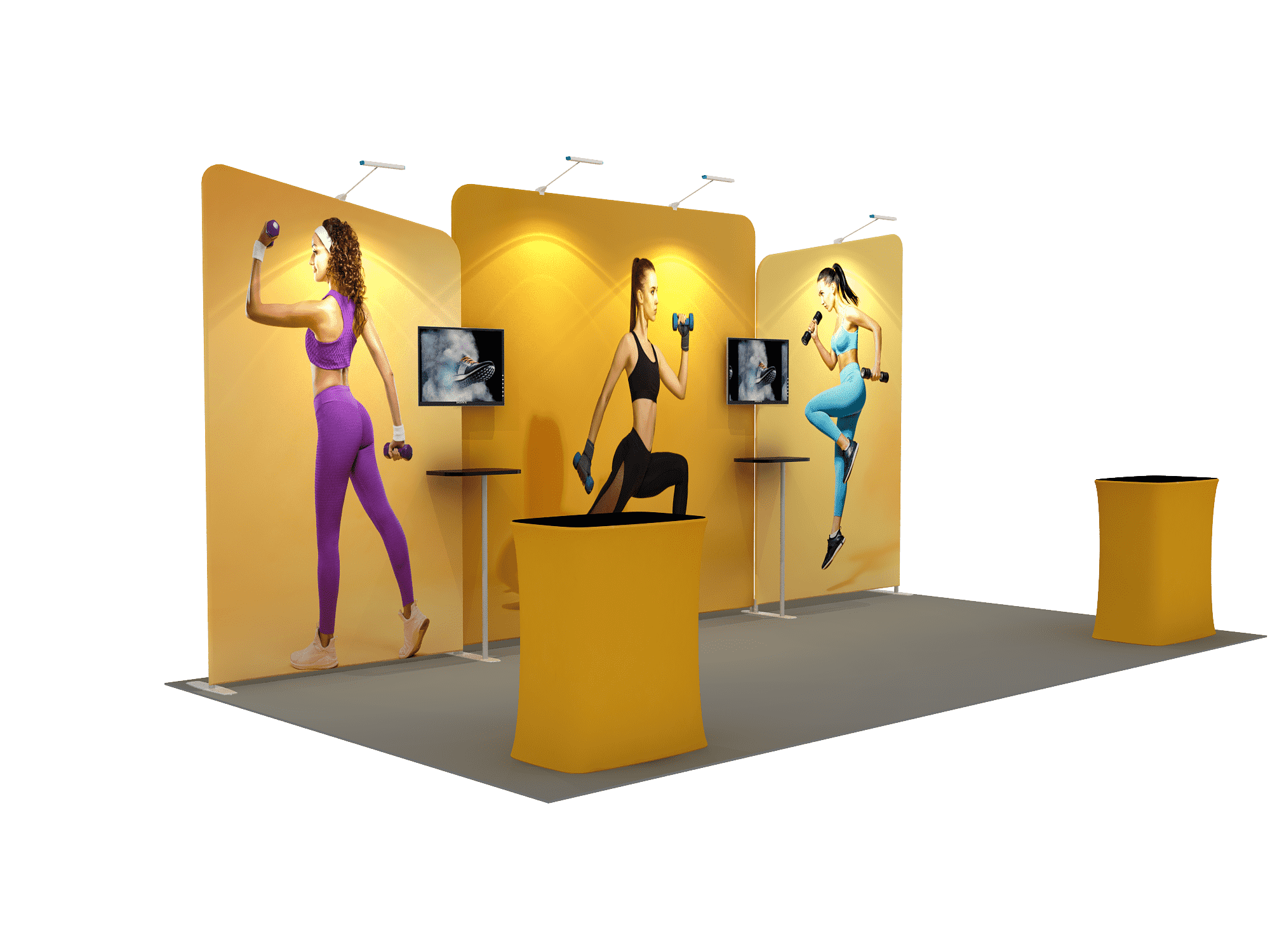 Portable Exhibit Display 6m x 3m - Model 6