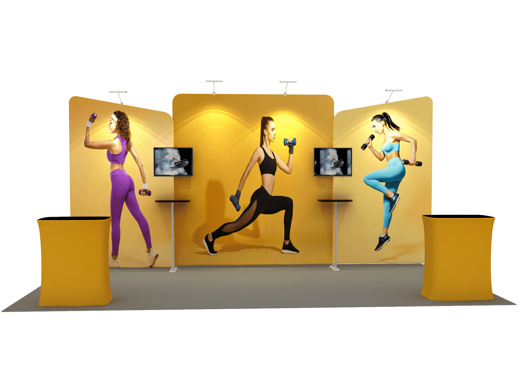 Portable Exhibit Display 6m x 3m - Model 6