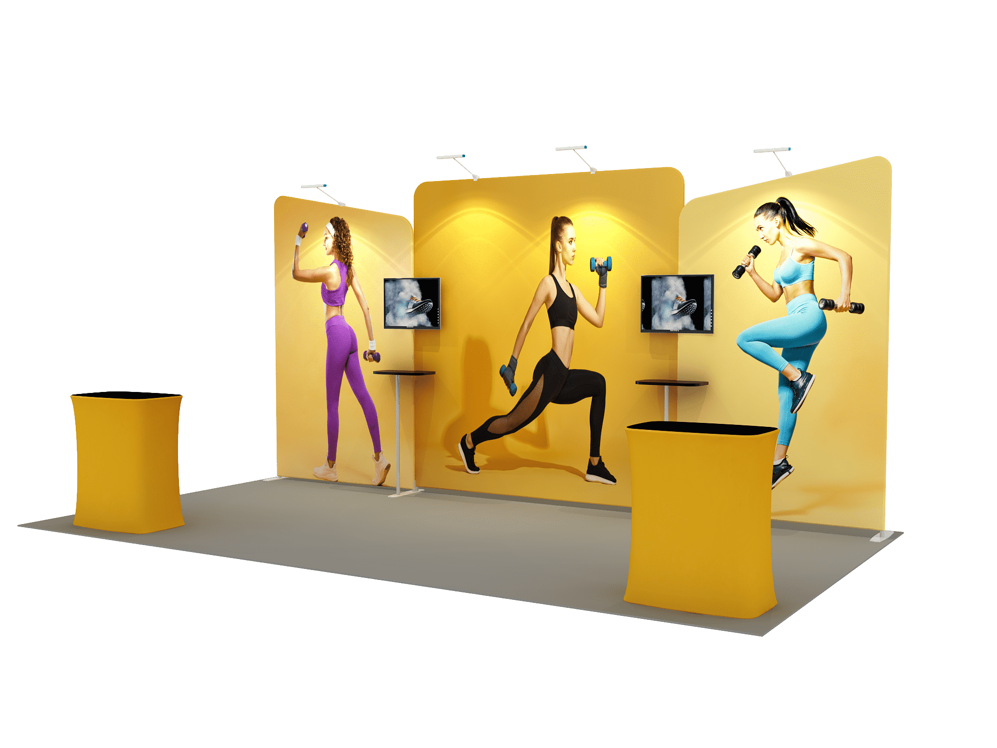 Portable Exhibit Display 6m x 3m - Model 6