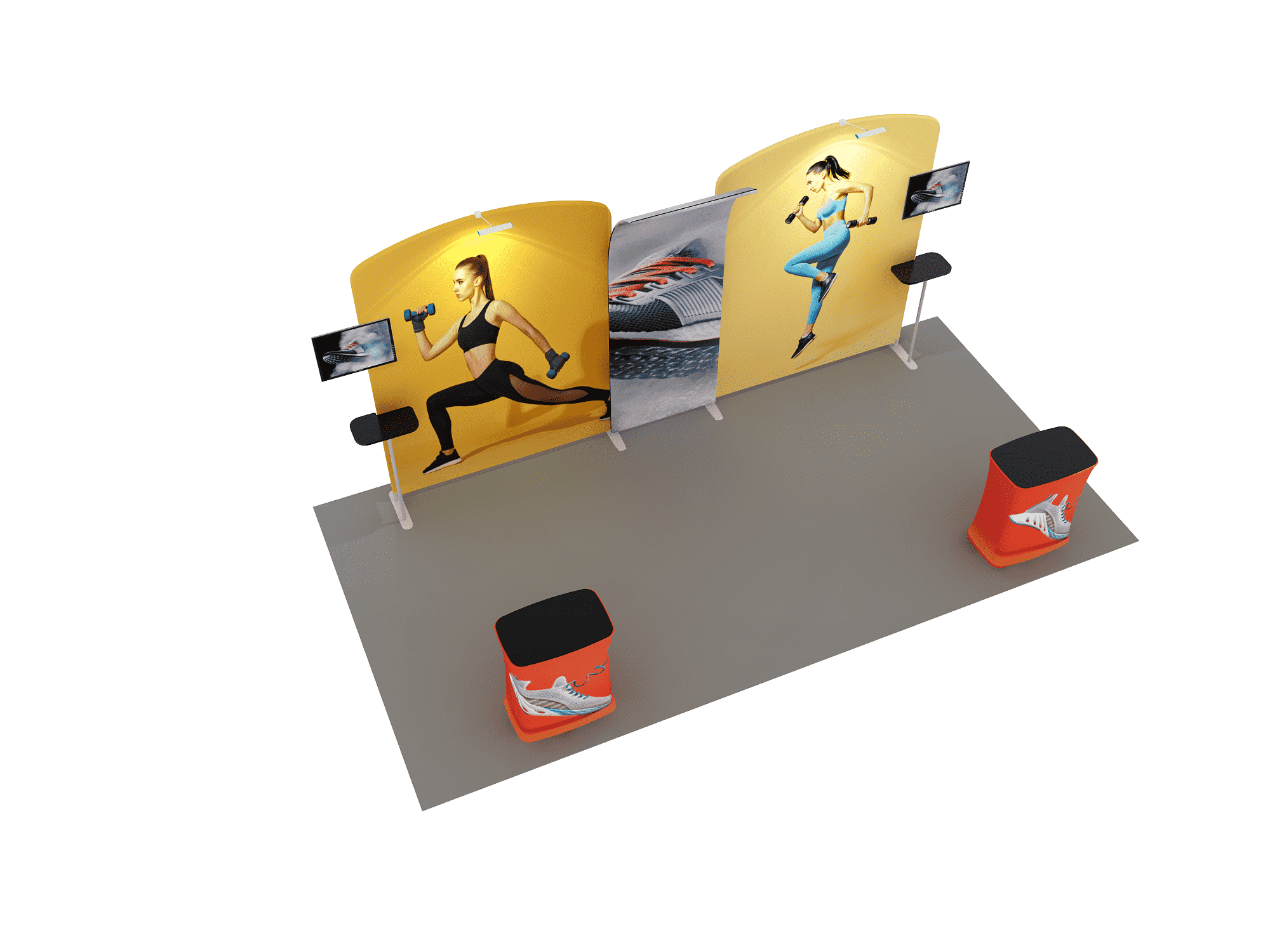 Portable Exhibit Display 6m x 3m - Model 9