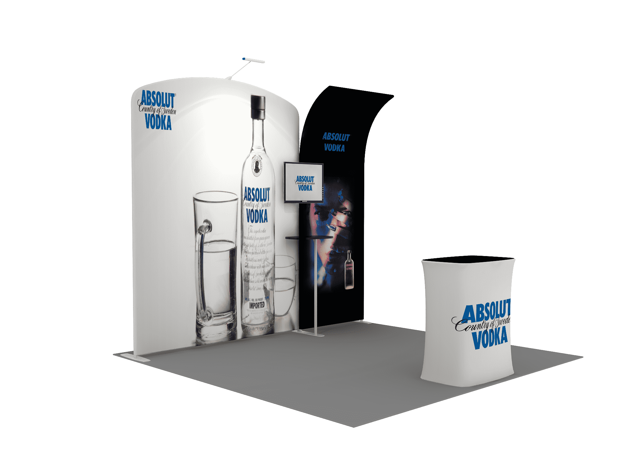 Portable Exhibit Display 3m - Model 8