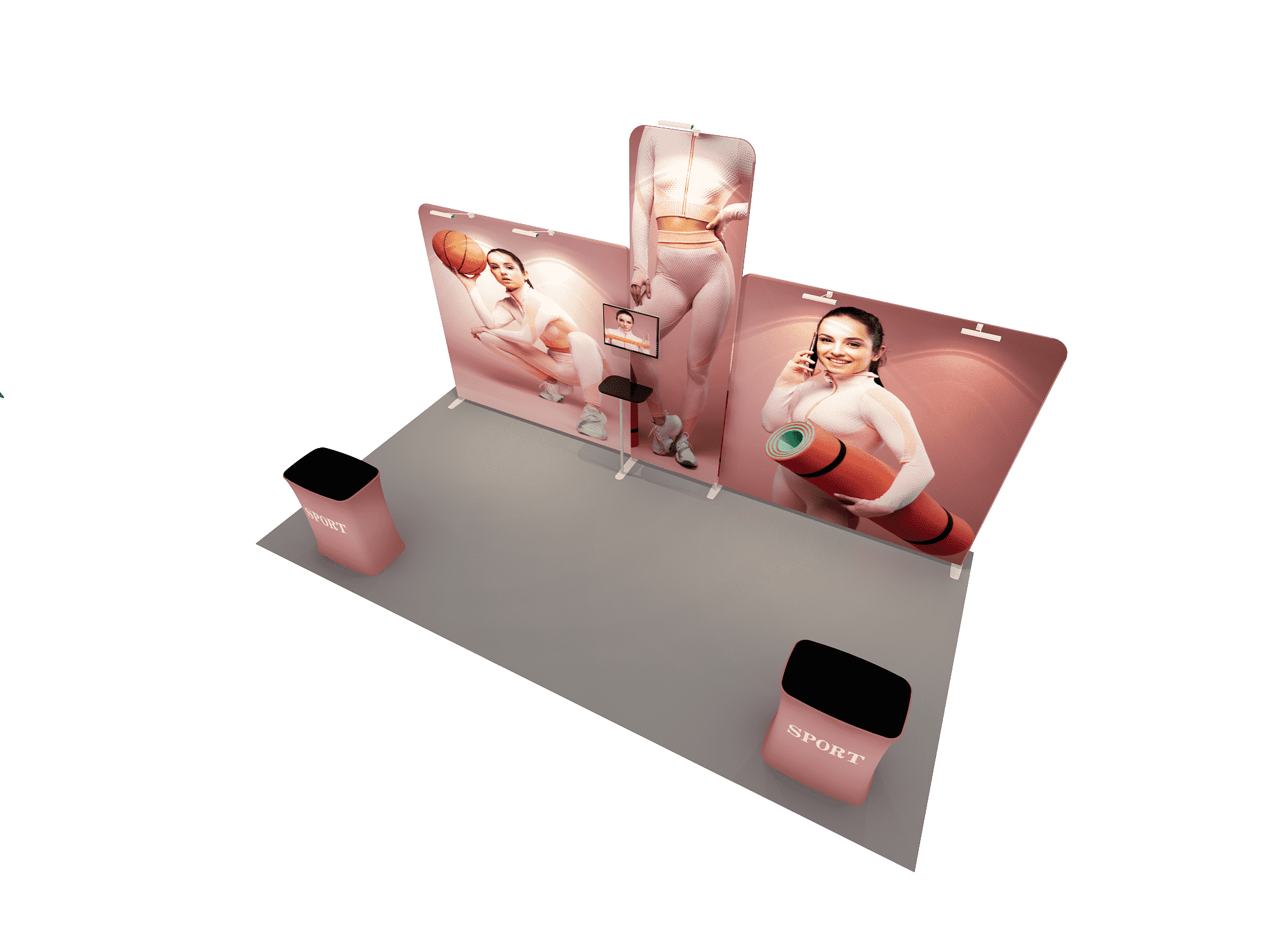 Portable Exhibit Display 6m x 3m - Model 12