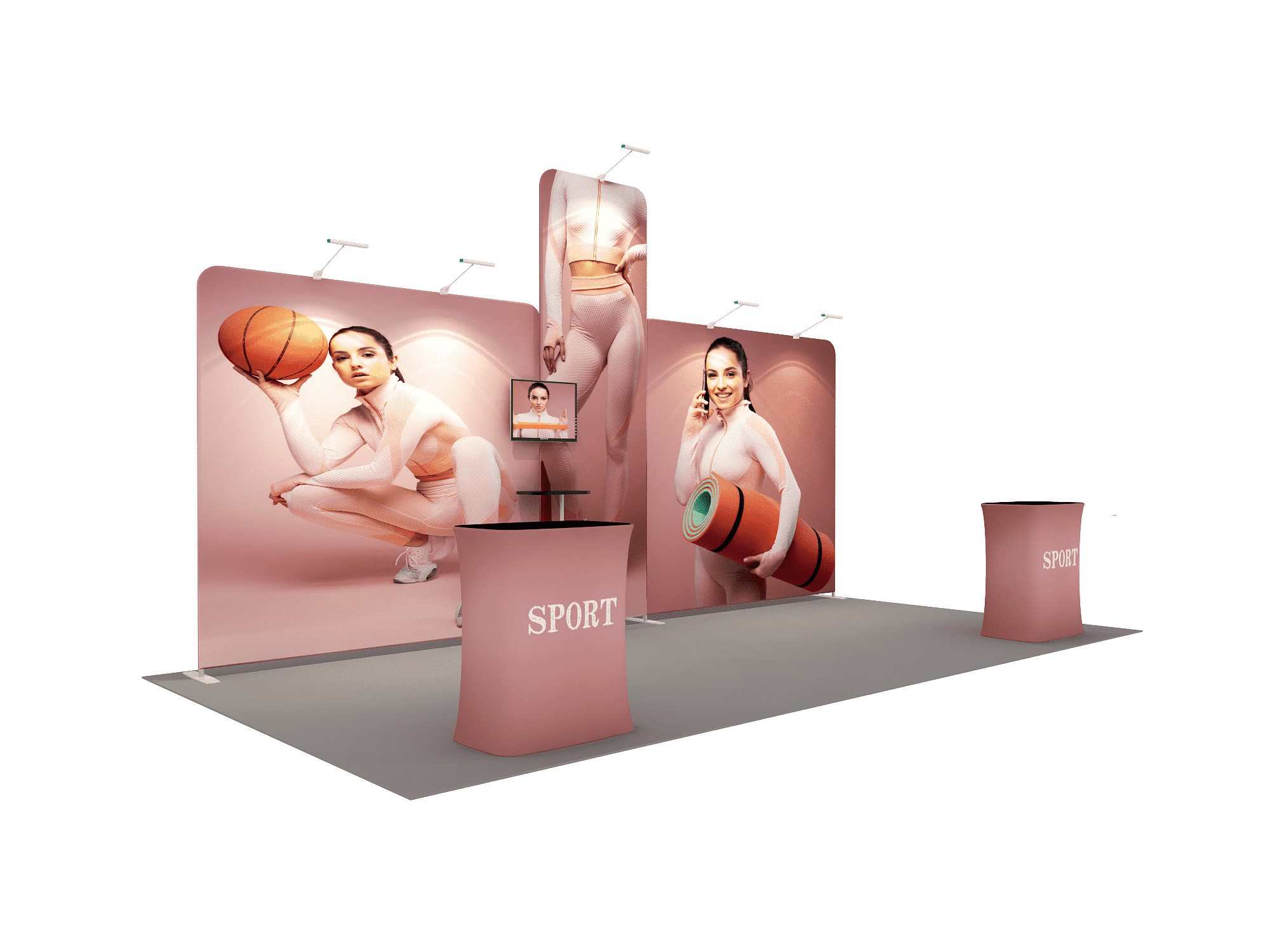 Portable Exhibit Display 6m x 3m - Model 12