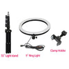 9 Inch 15W  Video Table Desktop Beauty Makeup LED Selfie Ring Light with Tripod