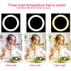 9 Inch 15W  Video Table Desktop Beauty Makeup LED Selfie Ring Light with Tripod