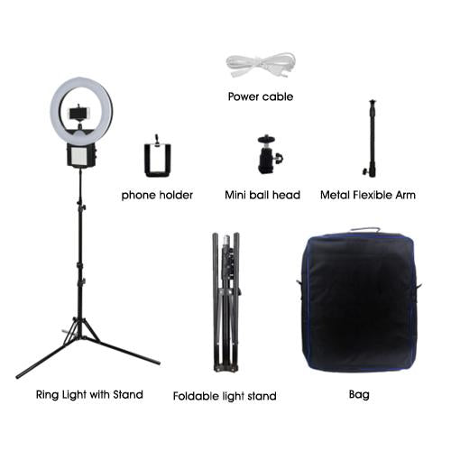 Studio Photography Makeup Dimmable 18 Inch (90w) Led Circle Ring Light lamp (For Live Videos)