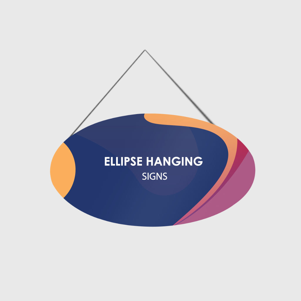 Sky Tube Ellipse Hanging Banner