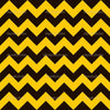 Yellow and Black Warning Chevron Indelible Print Fabric Backdrop