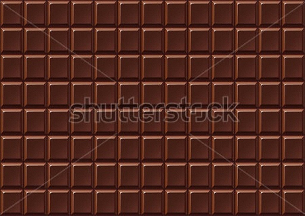 Bar of Hickory Milk Chocolate Print Photography Backdrop