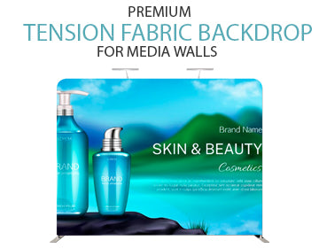 Unleash Visual Impact with Stylish Straight Tension Backdrops Stands