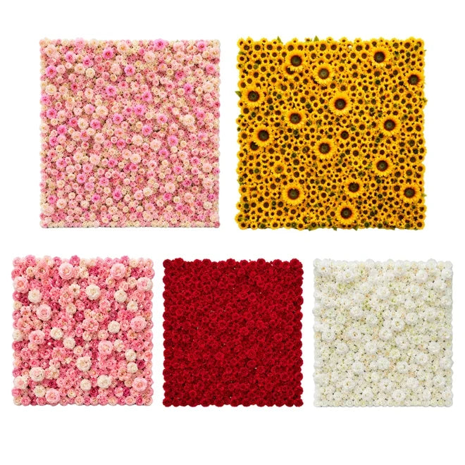 Artificial Flower Wall Backdrops