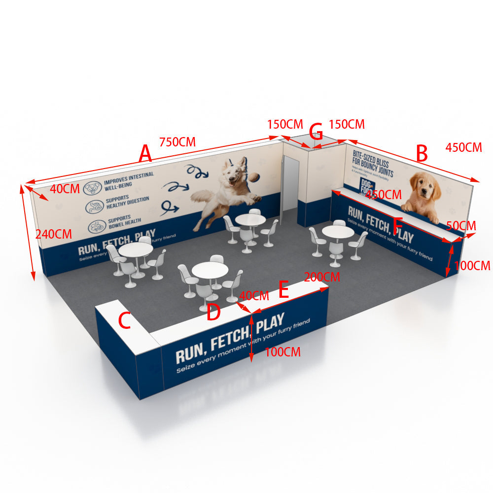 Modular Booth Kits 9m x 6m - Model 7
