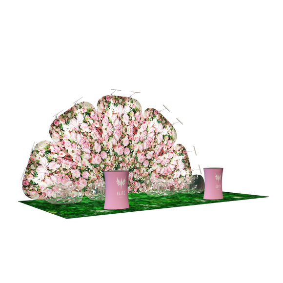 Portable Exhibit Display 3m x 6m - Model 2