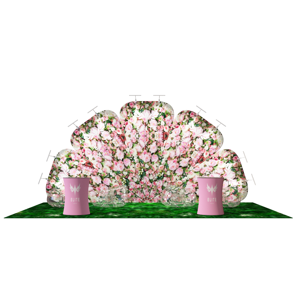 Portable Exhibit Display 3m x 6m - Model 2