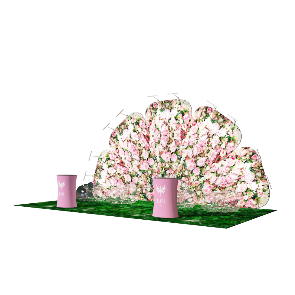 Portable Exhibit Display 3m x 6m - Model 2