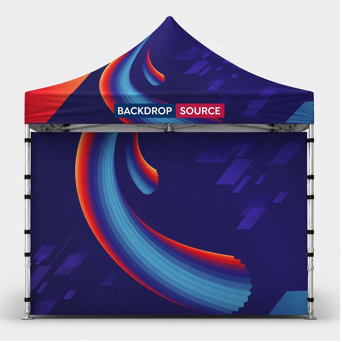 3m x 3m Fabric Canopy Kit A1 with Tent Display Shelves