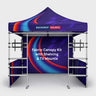 3m x 3m Fabric Canopy Kit A1 with Tent Display Shelves