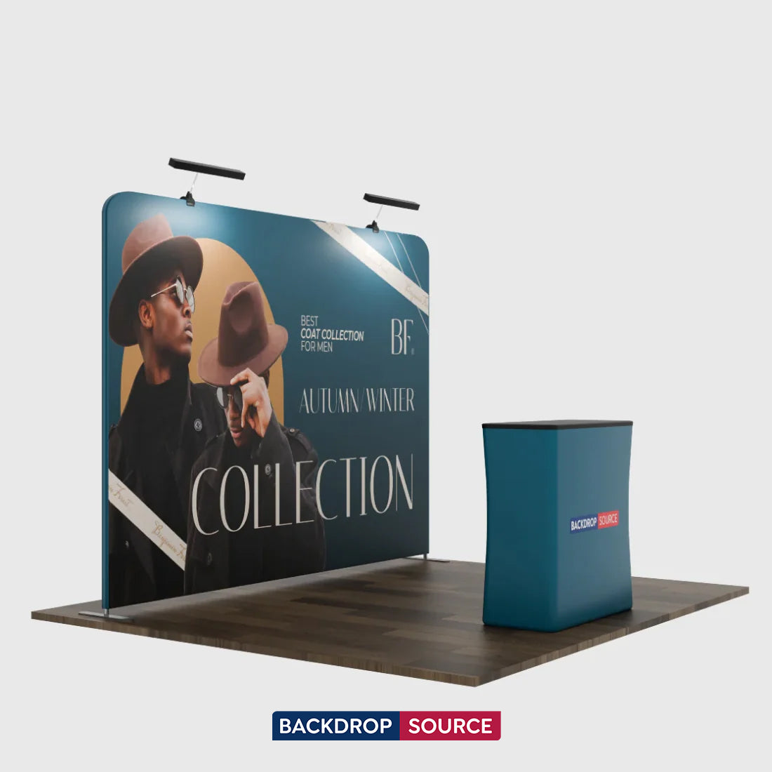 3x3m Straight Exhibit Pro 3-in-1 Display Kit with Illume Lights
