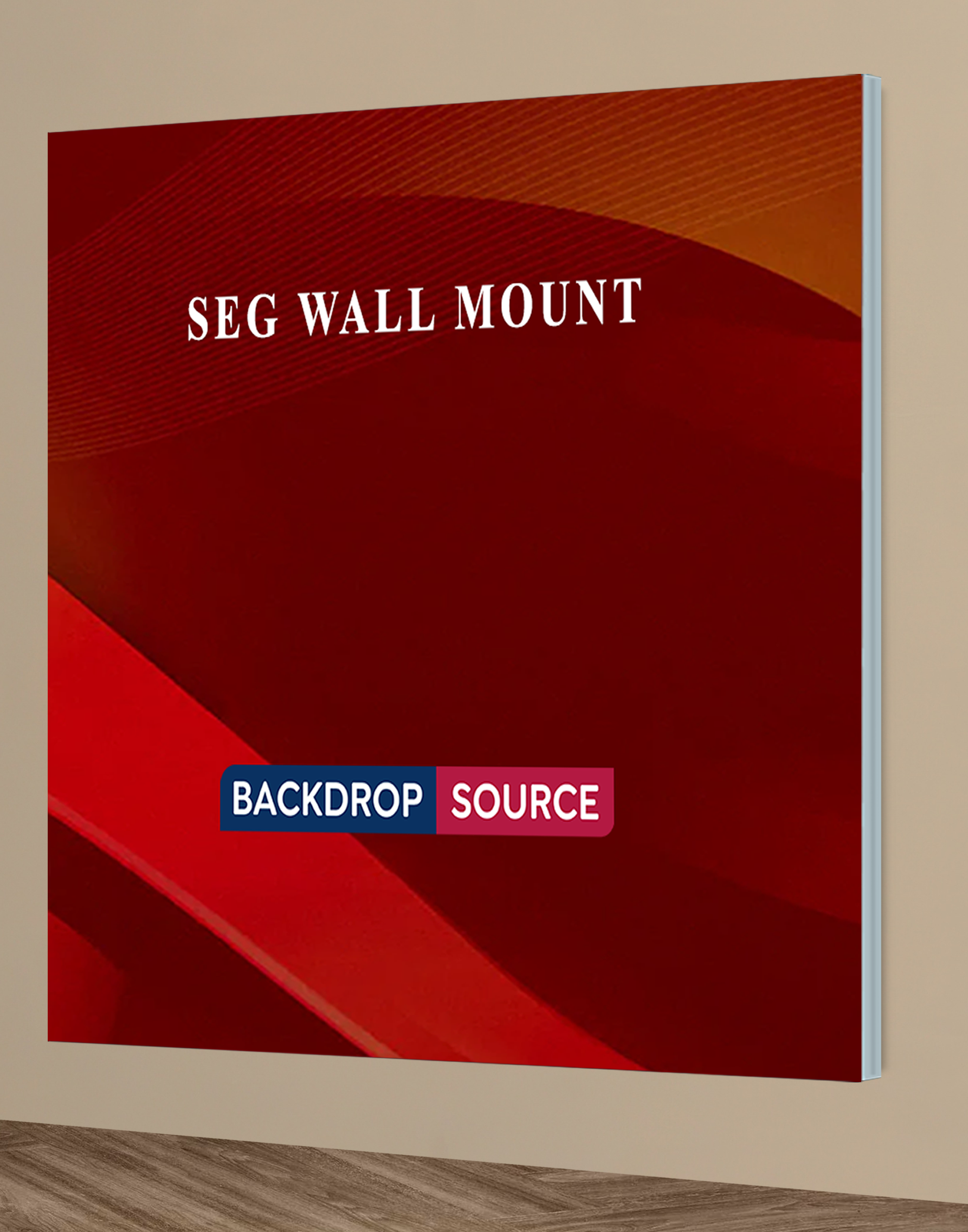 Wall-Mounted SEG Fabric Display – 40mm Depth