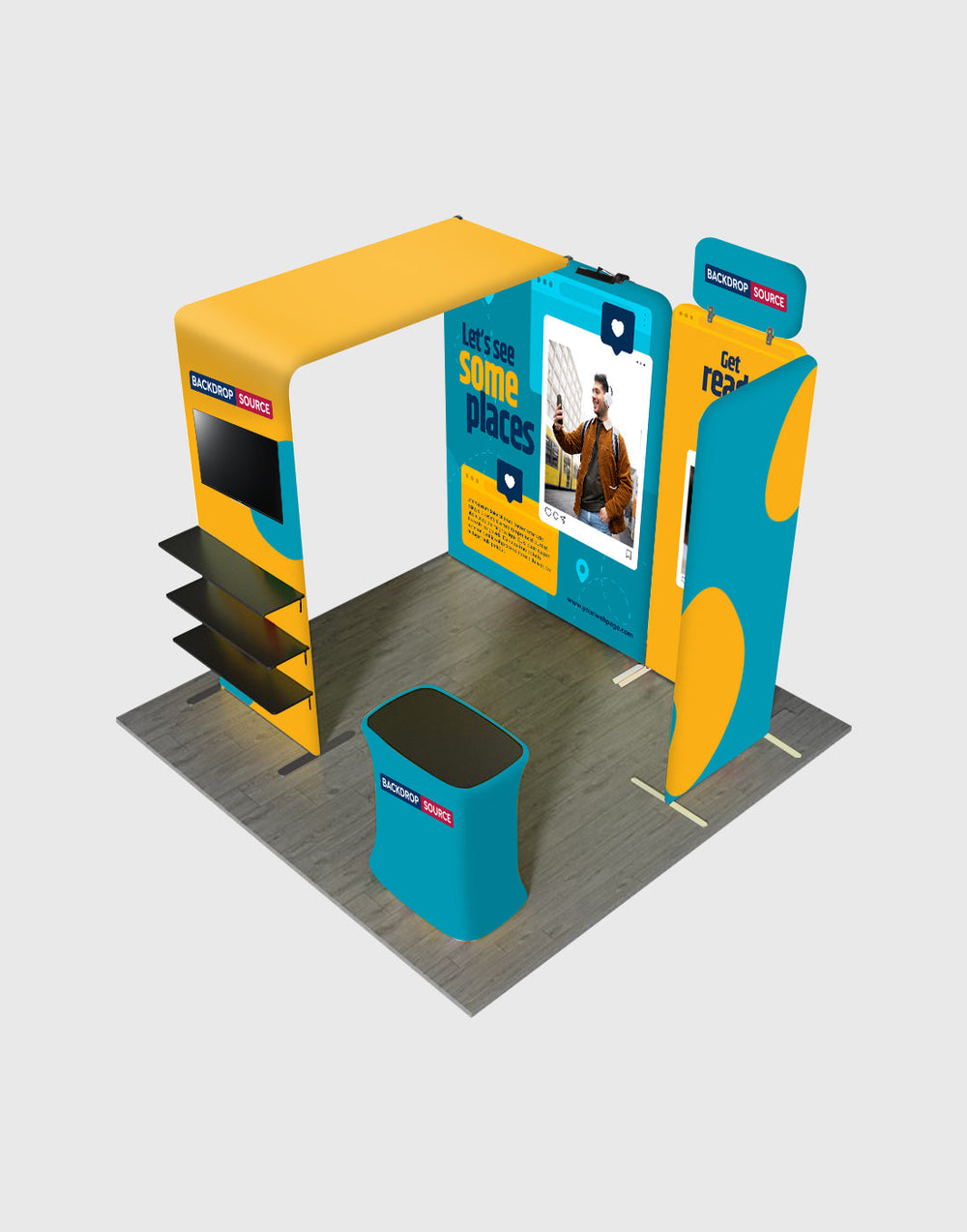 Portable Exhibit Display 3m x 3m - Model 31