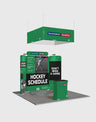 3x3m Magnetic Booth Kit with Hanging Banner & Counter