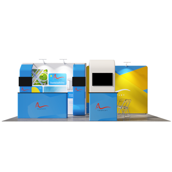 Portable Exhibit Display 3m x 6m - Model 5