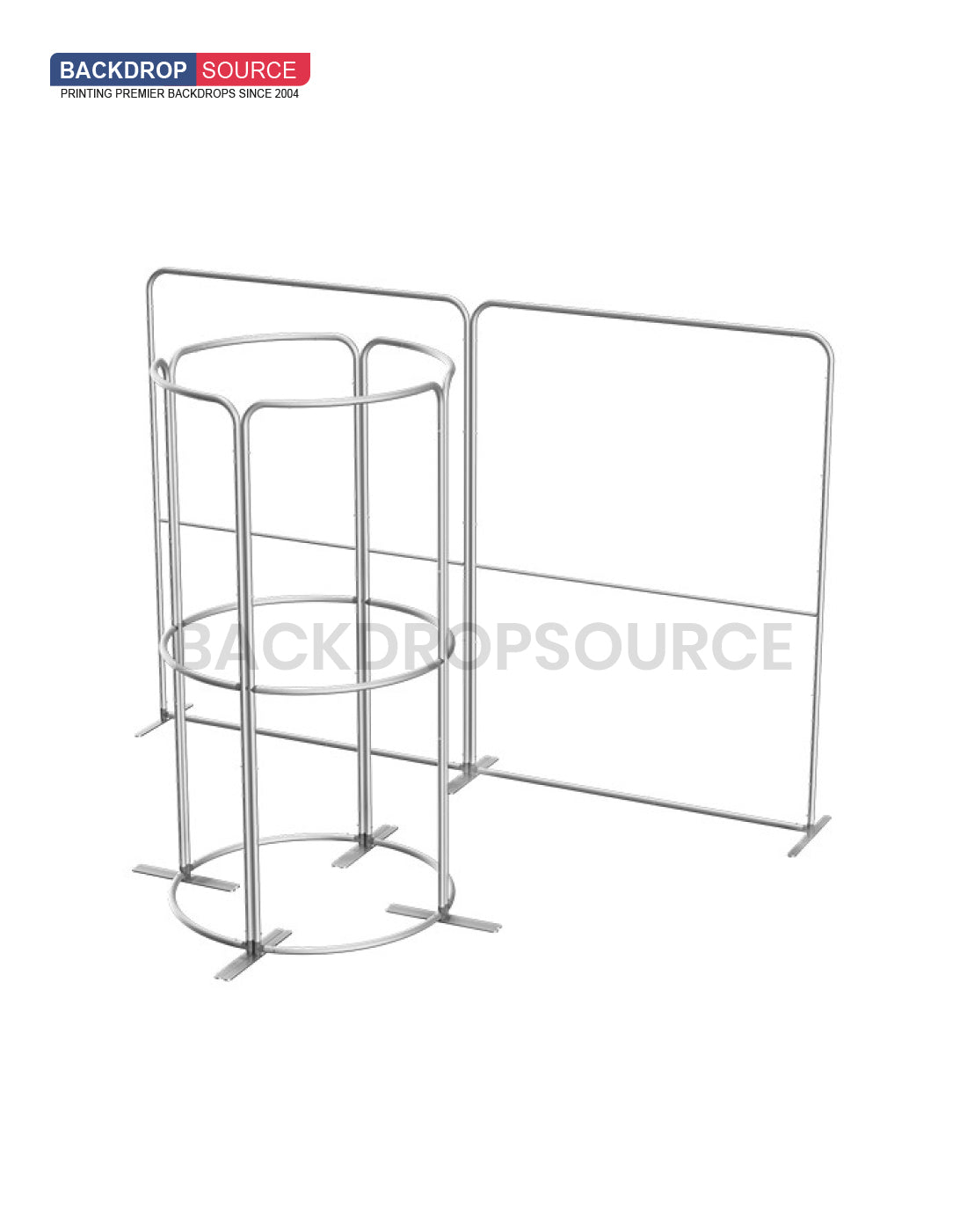 Magnetic Fabric Booth Display - Model 2 (4m x 3m)