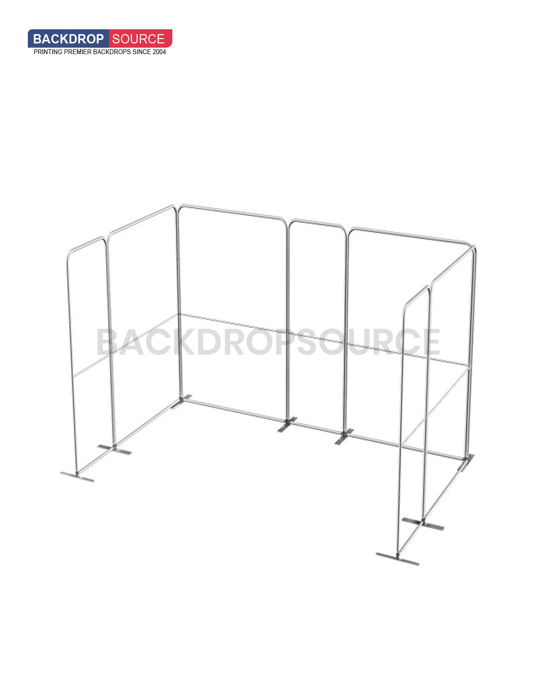 Magnetic Fabric Booth Display - Model 1 (5m x 3m)