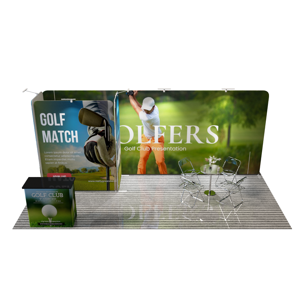 Portable Exhibit Display 3m x 6m - Model 8