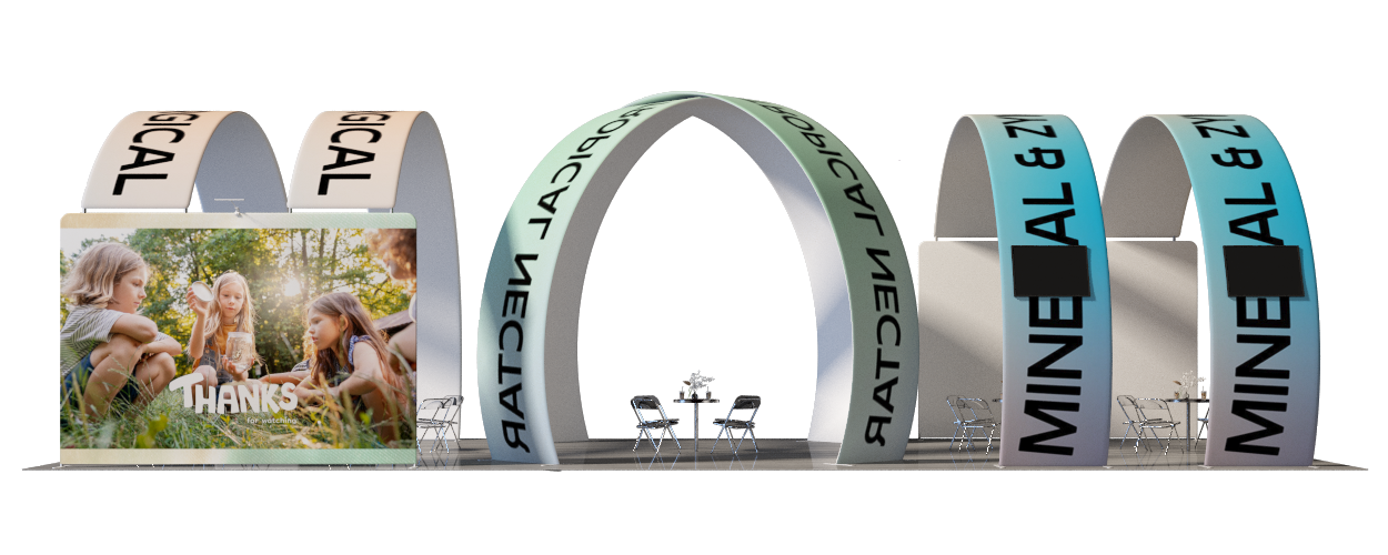 Modular Booth Kits 12m x 6m - Model 1