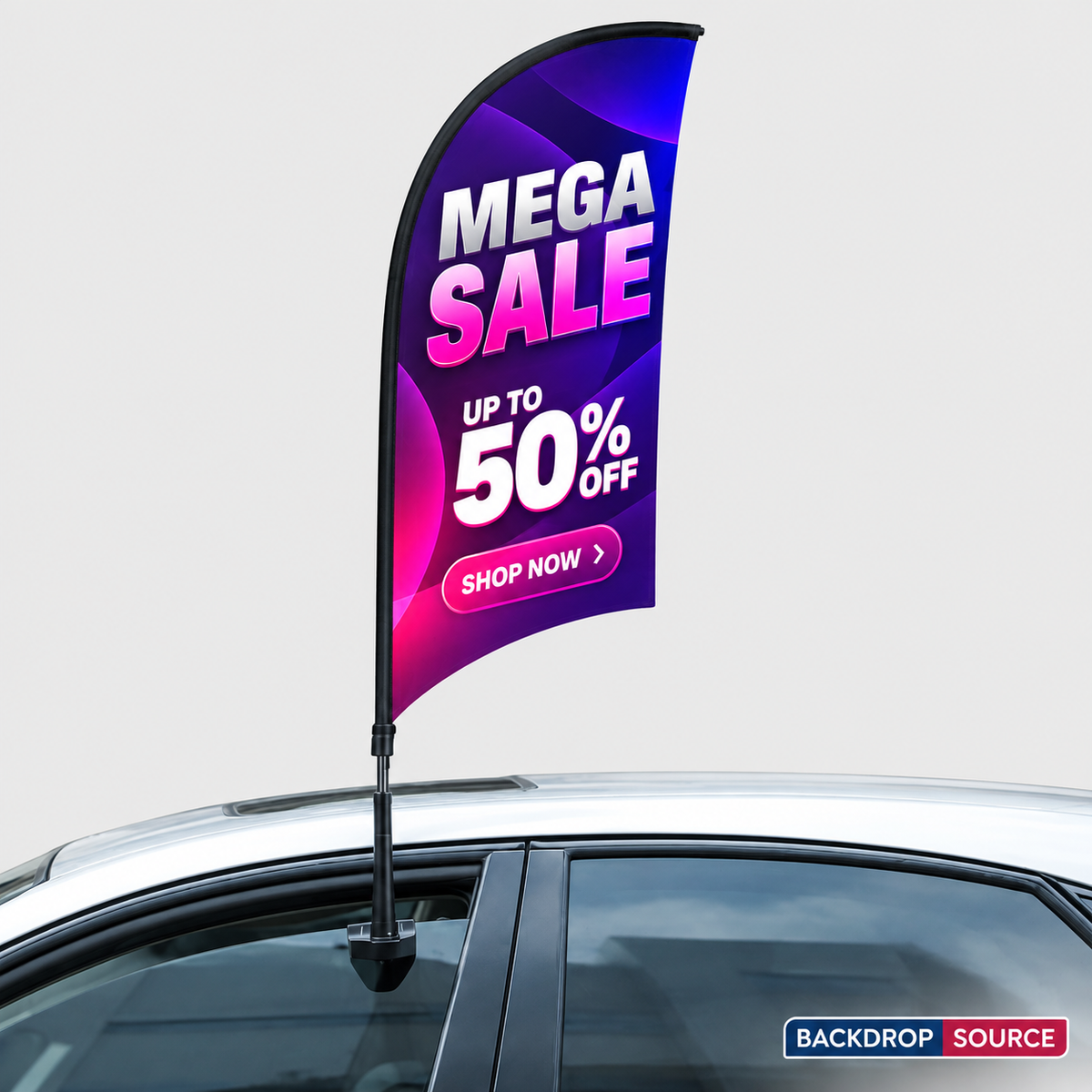 Custom Car Window Flags