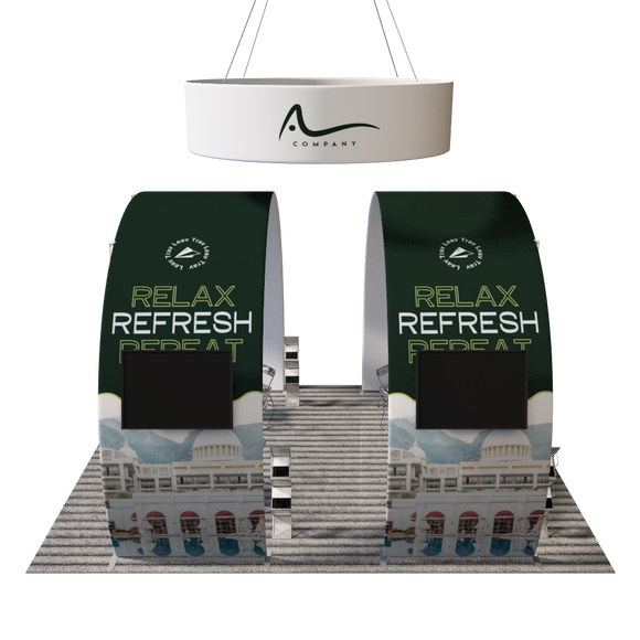 Portable Exhibit Display 3m x 6m - Model 9