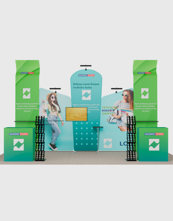 Portable Exhibit Display 3m x 6m - Model 4